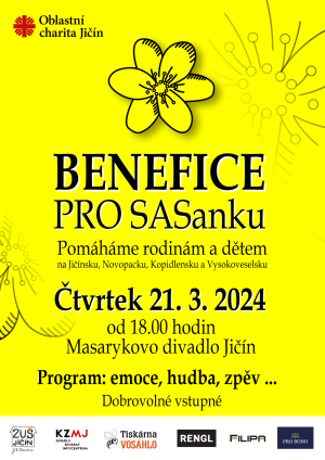 Benefice pro SASanku 21. 3. 2024 v Masarykově divadle Jičín 1