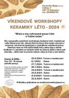 Víkendové workshopy keramiky – léto 2024 – Dekor 1