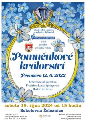 Za pohádkou do Pomněnkového království v sobotu 19. 10. od 15 hodin 1