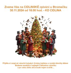 Cidlinské zpívání u stromečku 1