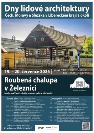 Dny lidové architektury opět i v muzejní roubené chaloupce 1