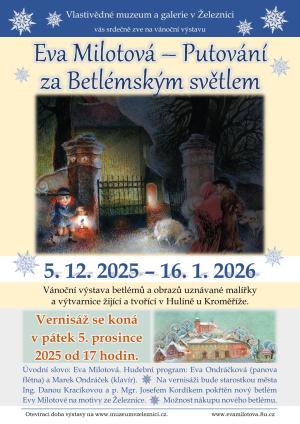 Pozvání do muzea na vánoční výstavu Putování za Betlémským světlem  1